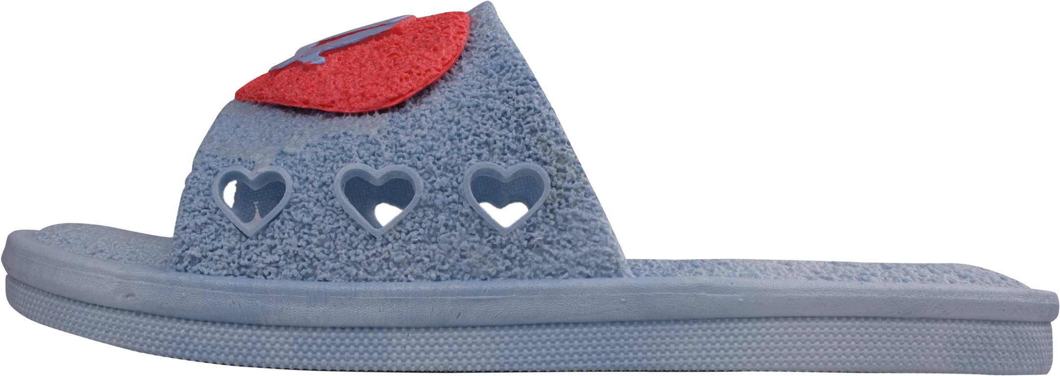 دمپایی زنانه حمام مدل Love کد 08 رنگ آبی کمرنگ